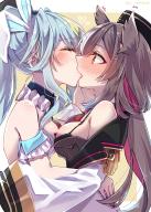 Airi_Chisaka Chisaka_Airi Kaminari_Clara yuri // 2750x3847 // 1.0MB