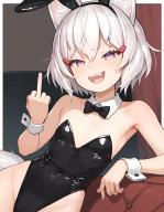 ai AI-generated bunny_suit middle_finger tenma tenma_maemi tenma_miami // 2240x2880 // 515KB